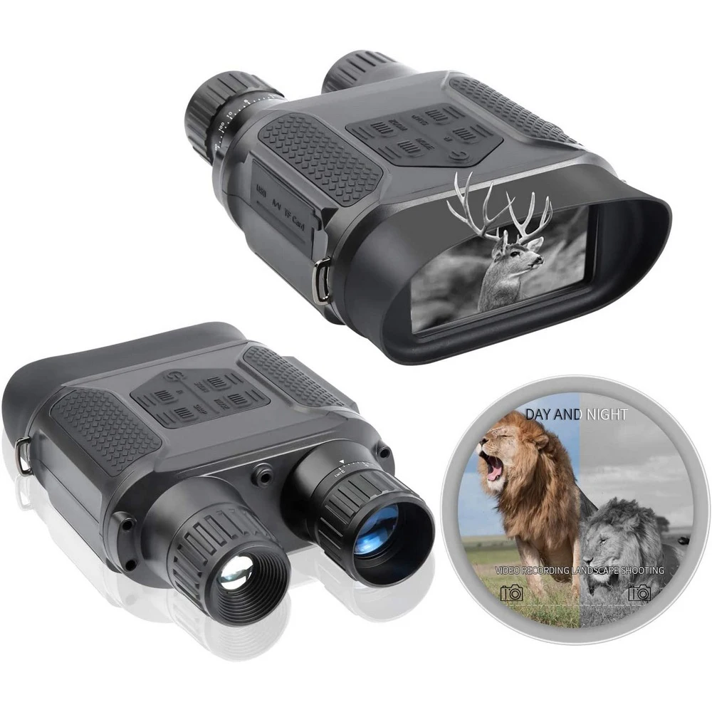 3.5X-7X LED Video Camera Night Vision Binoculars for Hunting Adventure Camping NV400B Infared Digital Hunting Night Vision
3.5X-7X LED Video Camera Night Vision Binoculars for Hunting Adventure Camping NV400B Infared Digital Hunting Night Vision