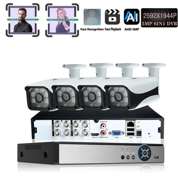 Home Cctv Monitoring Camera Security System Kit Wired 8ch Dvr Outdoor Waterproof Video Surveillance Camera Full Set AHD HD 5MP
Home Cctv Monitoring Camera Security System Kit Wired 8ch Dvr Outdoor Waterproof Video Surveillance Camera Full Set AHD HD 5MP