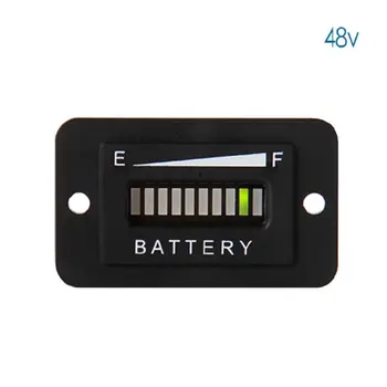 Battery Fuel Gauge Indicator LED 12-24V 36V 48V 72V for Fork Lifts Golf Carts 
Battery Fuel Gauge Indicator LED 12-24V 36V 48V 72V for Fork Lifts Golf Carts