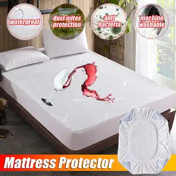 Waterproof Jacquard Mattress Topper Protector Cover Stain Resistant Mattress Protector Bed Bug Proof Washable Hypoallergenic Mat
Waterproof Jacquard Mattress Topper Protector Cover Stain Resistant Mattress Protector Bed Bug Proof Washable Hypoallergenic Mat