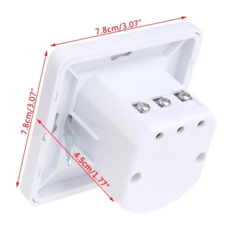220-240V AC Wall Mounted 9m Automatic PIR Infrared LED Motion Sensor Switch 50Hz
220-240V AC Wall Mounted 9m Automatic PIR Infrared LED Motion Sensor Switch 50Hz