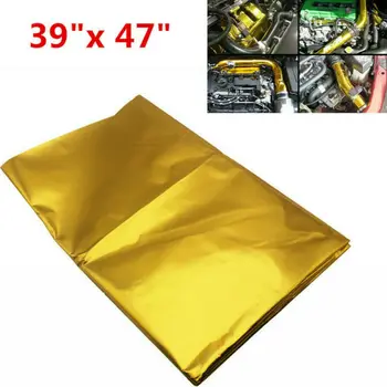 Car 39"x47" Reflect Gold Heat Wrap Barrier For Thermal Exhaust Extremely Light Weight
Car 39"x47" Reflect Gold Heat Wrap Barrier For Thermal Exhaust Extremely Light Weight