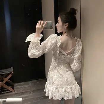Women's 2020 Spring Summer New Style French Temperament First Love White Lace A-Line Dress Women Clothes Sexy Dress
Women's 2020 Spring Summer New Style French Temperament First Love White Lace A-Line Dress Women Clothes Sexy Dress