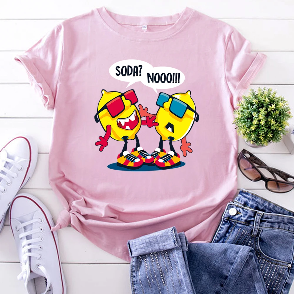 Cartoon Image Print Tshirts Two Funny Lemons Women Tee Shirts Funny Harajuku T Shirts For Woman Kpop Vintage Women'S T-Shirts
Cartoon Image Print Tshirts Two Funny Lemons Women Tee Shirts Funny Harajuku T Shirts For Woman Kpop Vintage Women'S T-Shirts