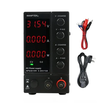 NPS3010W 30V10A 4 Digital Display Mini DC Power Supply Adjustable Switching Tester Laboratory Power Source For Phone Repair
NPS3010W 30V10A 4 Digital Display Mini DC Power Supply Adjustable Switching Tester Laboratory Power Source For Phone Repair