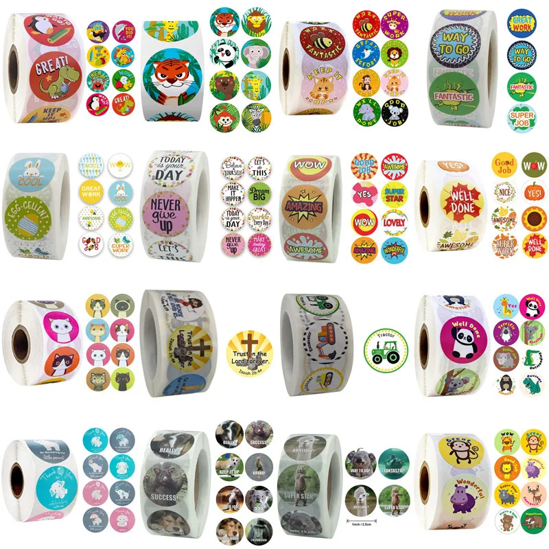 19Types Reward Stickers Encourage Labels Roll for Kids Motivational Sticker with Cute Animals for Children Students Teachers
19Types Reward Stickers Encourage Labels Roll for Kids Motivational Sticker with Cute Animals for Children Students Teachers