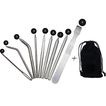 9pcs/set Paracord Stitching Needles Set Stainless Steel Lacing Smoothing DIY Tool For Bracelet Laces Strings
9pcs/set Paracord Stitching Needles Set Stainless Steel Lacing Smoothing DIY Tool For Bracelet Laces Strings