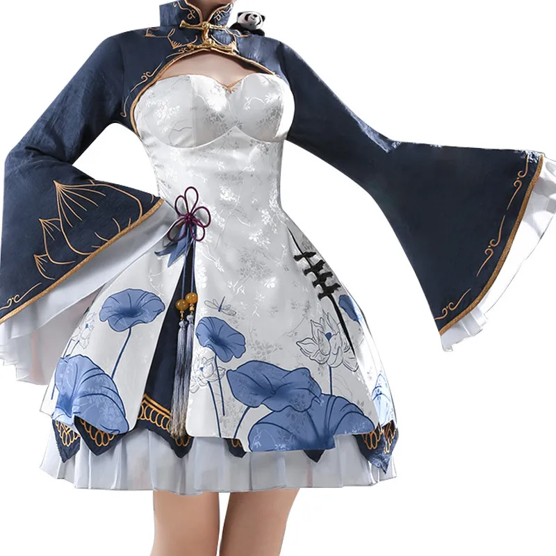 Anime Re Zero Kara Hajimeru Isekai Seikatsu Cosplay Costume Ramu REM Ramu RAM Cheongsam Vintage Dress 
Anime Re Zero Kara Hajimeru Isekai Seikatsu Cosplay Costume Ramu REM Ramu RAM Cheongsam Vintage Dress