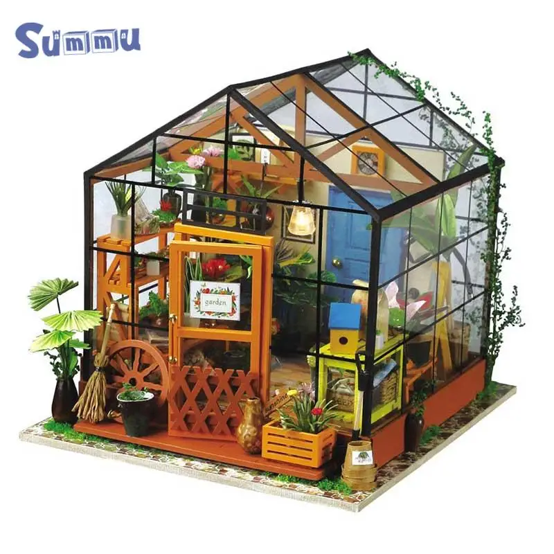 DIY children's fun art house, three-dimensional puzzle building, interesting intellectual model toys (flower house) puzzle
DIY children's fun art house, three-dimensional puzzle building, interesting intellectual model toys (flower house) puzzle