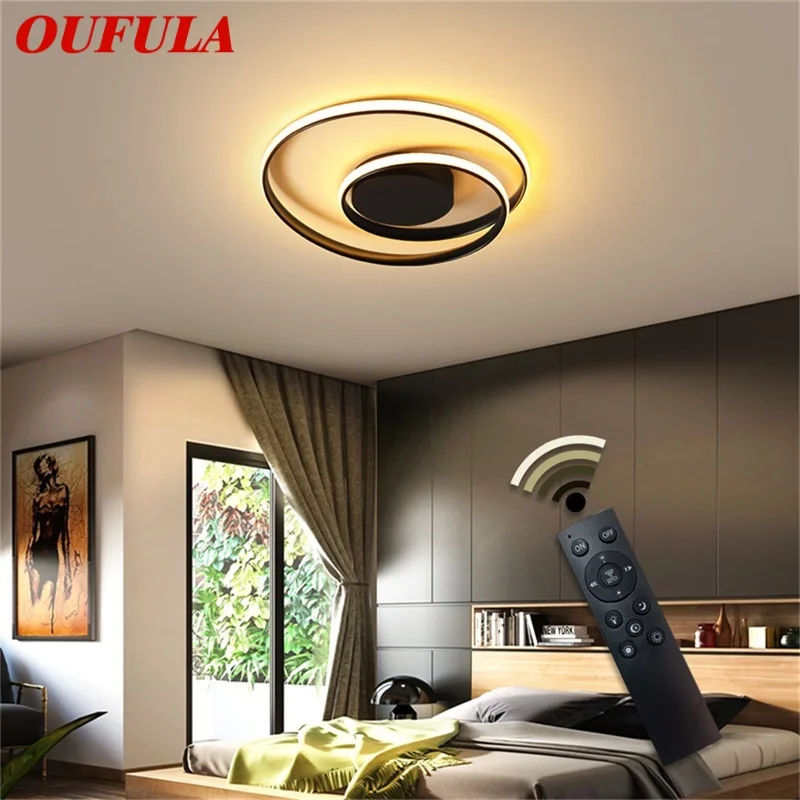 OUFULA Led Ceiling Lights Round Fixtures with Remote Control 3 Colors Brightness Adjustable and Dimmable For Home
OUFULA Led Ceiling Lights Round Fixtures with Remote Control 3 Colors Brightness Adjustable and Dimmable For Home