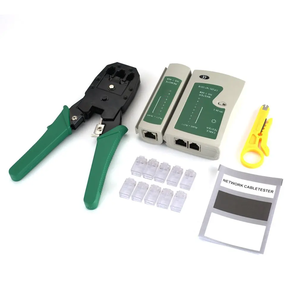 Network Tool Kit Network Repair Tool Set Three With Cable Clamp Wire Cutter Wire Stripper Network Test Instrument
Network Tool Kit Network Repair Tool Set Three With Cable Clamp Wire Cutter Wire Stripper Network Test Instrument