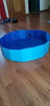 Piscina para mascotas plegable y portátil, de PVC para perro de baño de mascotas, para exteriores, para perros, gatos y niños