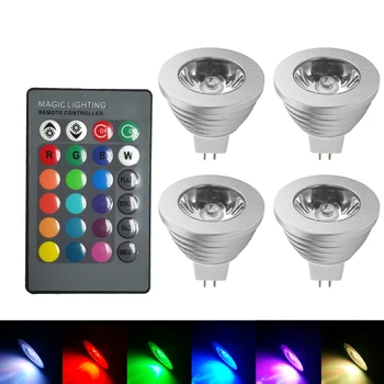 MR16 RGB LED Bulb 5W IR Remote Control 12V Spotlight Lighting 16 Color Changeable Decorative Lights
MR16 RGB LED Bulb 5W IR Remote Control 12V Spotlight Lighting 16 Color Changeable Decorative Lights