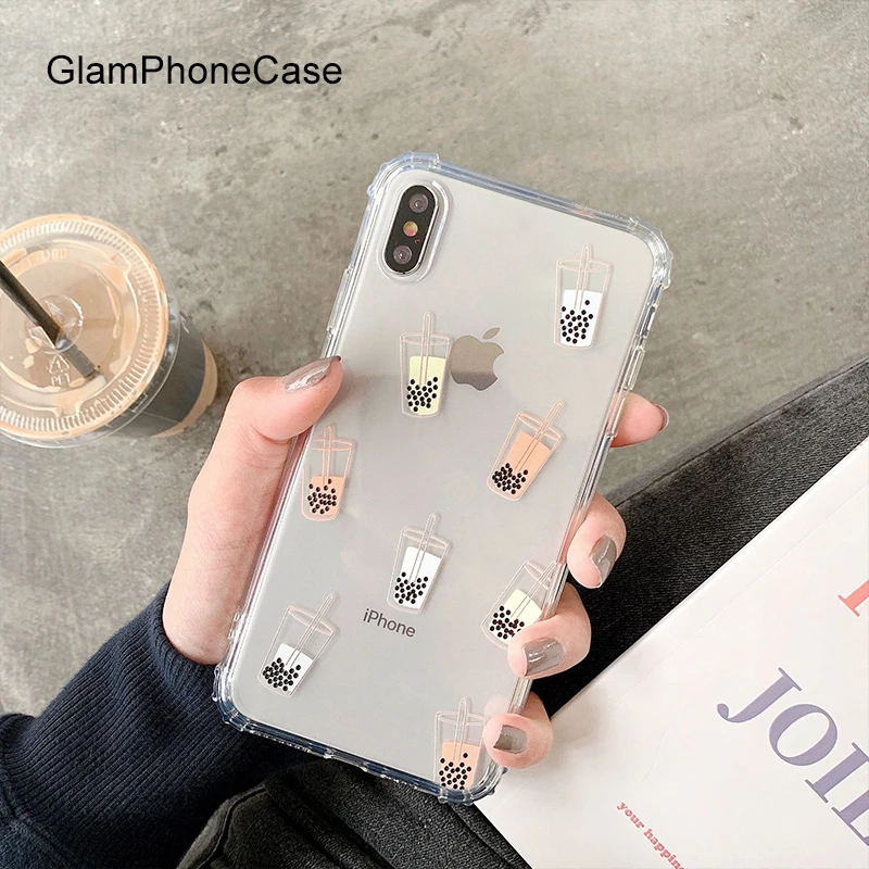 GlamPhoneCase Pearl Milk Tea Phone Case For iPhone X XS Max XR Soft Silicone Cover For iPhone 7 8 6 6s Plus Case
GlamPhoneCase Pearl Milk Tea Phone Case For iPhone X XS Max XR Soft Silicone Cover For iPhone 7 8 6 6s Plus Case