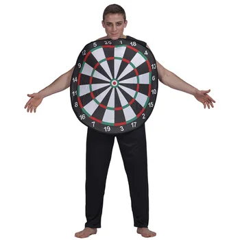 Mens Funny Big Round Dart Board Game Party Cosplay Halloween Costume For Adult Carnival Party Fancy Dress
Mens Funny Big Round Dart Board Game Party Cosplay Halloween Costume For Adult Carnival Party Fancy Dress