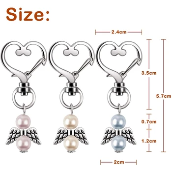 33Pcs Party Favors Christening Set, Angle with Heart Shape Design Buckle Keychain for Guest Rustic
33Pcs Party Favors Christening Set, Angle with Heart Shape Design Buckle Keychain for Guest Rustic