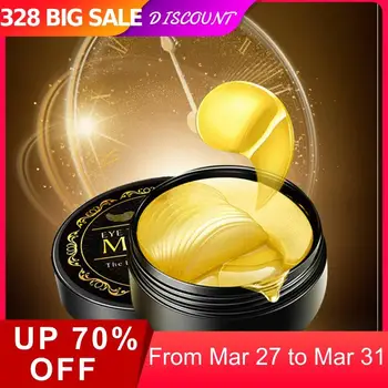 Collagen Eye Patches 24K Gold Anti Wrinkles Eyes Mask 60PCS Remove Dark Circles Bags Ageless Anti-Aging Gel Hydrogel Patch M
Collagen Eye Patches 24K Gold Anti Wrinkles Eyes Mask 60PCS Remove Dark Circles Bags Ageless Anti-Aging Gel Hydrogel Patch M