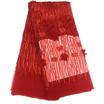 New Design 3d Lace Fabric With Beads Latest African Lace Fabrics High Quality Lace Embroidered Tulle Laces Fabrics For Dress
New Design 3d Lace Fabric With Beads Latest African Lace Fabrics High Quality Lace Embroidered Tulle Laces Fabrics For Dress