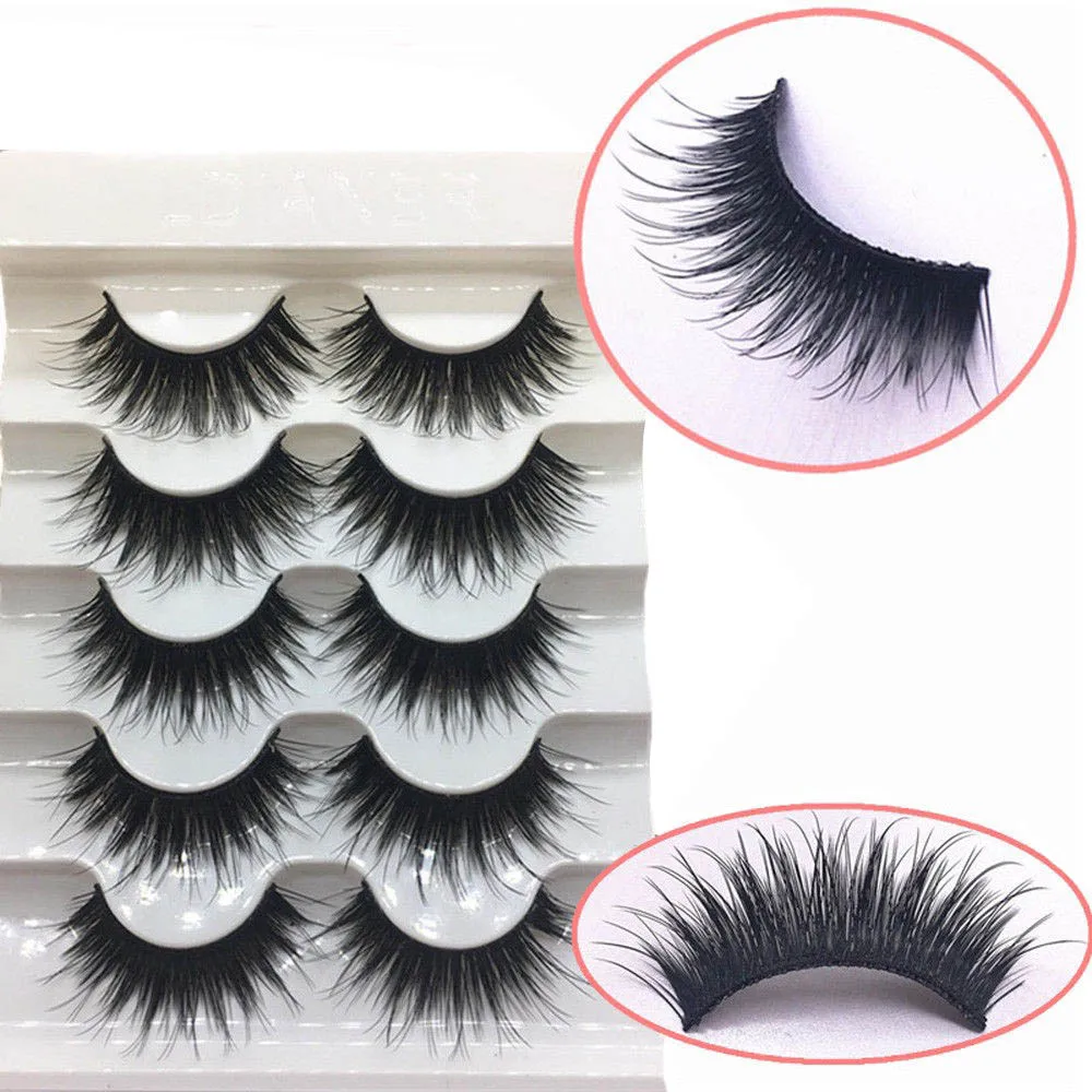 5pair/set Natural Long False Eyelashes Fake Lashes Long Makeup 3d Mink Lashes Eyelash Extension Mink Eyelashes for Beauty Makeup
5pair/set Natural Long False Eyelashes Fake Lashes Long Makeup 3d Mink Lashes Eyelash Extension Mink Eyelashes for Beauty Makeup
