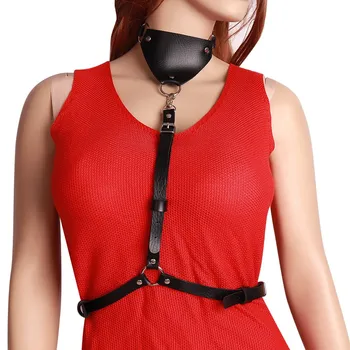PU Leather Harness Cage Bra Belt Lingerie Fetish Womens Body Bondage With Neck Sexy Top Caged Bralette Punk Goth Dance Underwear
PU Leather Harness Cage Bra Belt Lingerie Fetish Womens Body Bondage With Neck Sexy Top Caged Bralette Punk Goth Dance Underwear