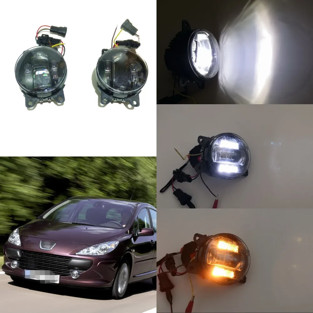 July King 6000k 3000LM LED Fog Lamp Case for Peugeot 307 2005-2012, 20W Lens Fog Lamp + 6W DRL+ 4W Yellow Turn Signals
July King 6000k 3000LM LED Fog Lamp Case for Peugeot 307 2005-2012, 20W Lens Fog Lamp + 6W DRL+ 4W Yellow Turn Signals
