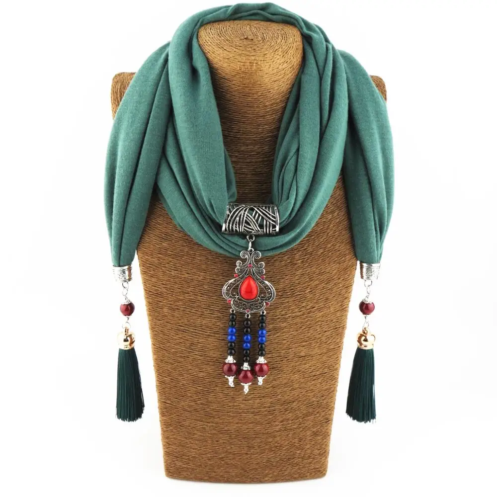 Women Pendant Scarf Necklace Wrap Jewelry Fashion Cotton Gemstone Street Shawl Beaded Jersey Hijabs
Women Pendant Scarf Necklace Wrap Jewelry Fashion Cotton Gemstone Street Shawl Beaded Jersey Hijabs