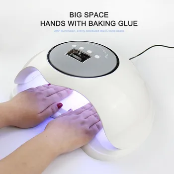 72W USB Nail Lamp Infrared intelligent induction Intelligent display time 36 LED/UV Double light source lamp beads
72W USB Nail Lamp Infrared intelligent induction Intelligent display time 36 LED/UV Double light source lamp beads