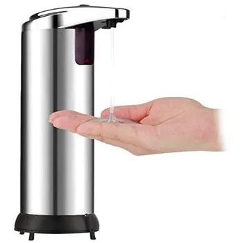 280ML Automatic Soap Dispenser Household Liquid Soap Dispensers Smart Sensor Touchless Electroplated Sanitizer Dispensador
280ML Automatic Soap Dispenser Household Liquid Soap Dispensers Smart Sensor Touchless Electroplated Sanitizer Dispensador