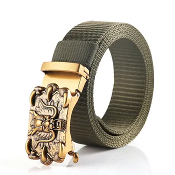 2020 New high-grade nylon Chinese dragon bronze toothless automatic alloy buckle belt hypoallergenic outdoor strong belt men
2020 New high-grade nylon Chinese dragon bronze toothless automatic alloy buckle belt hypoallergenic outdoor strong belt men