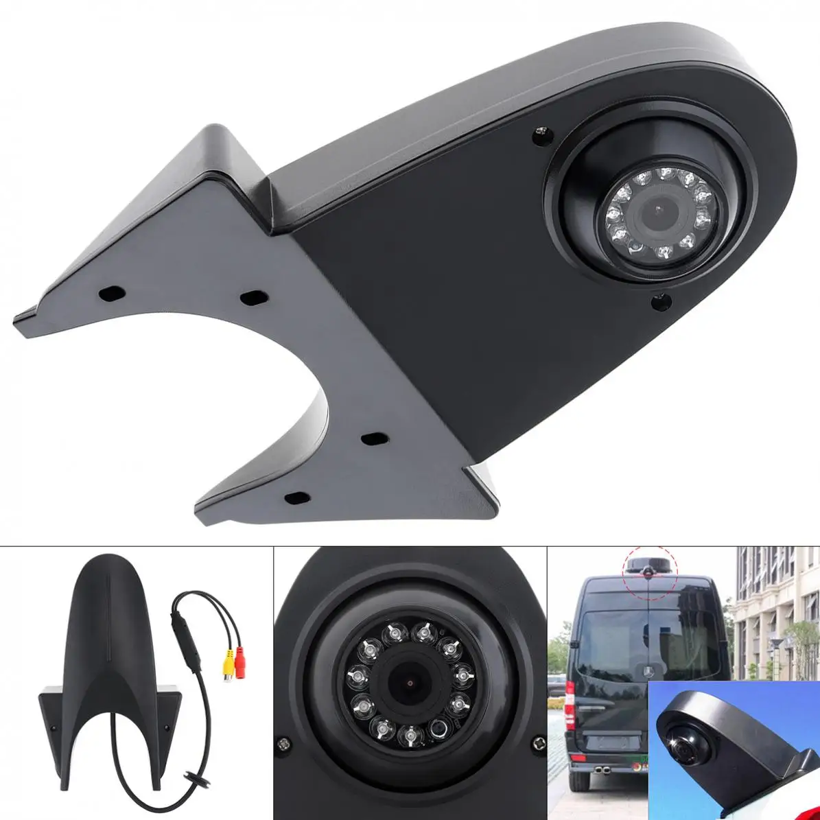HD Bus Cars Rear View Reverse Infrared Camera with Night Vision 170° Wide Angle Camera fit for Mercedes/Ben /Viano/Sprinter/Vito
HD Bus Cars Rear View Reverse Infrared Camera with Night Vision 170° Wide Angle Camera fit for Mercedes/Ben /Viano/Sprinter/Vito