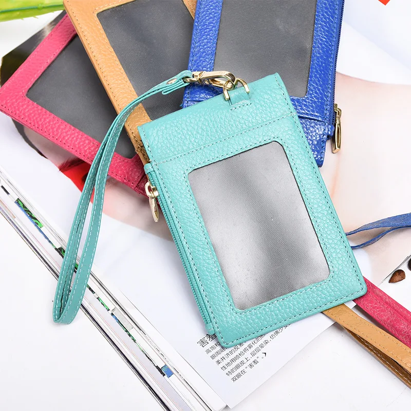 Work Card Bus Card Holder Chest Leather Card Holder Zipper Documents Card Bit More Multi-functional Wrist Change Access Control
Work Card Bus Card Holder Chest Leather Card Holder Zipper Documents Card Bit More Multi-functional Wrist Change Access Control