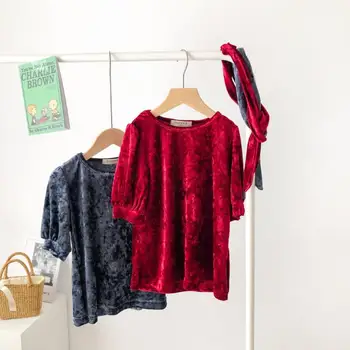 2020 New Girls Velvet T-Shirt With Belt Fashion Summer Girls Top 2-7t QA873
2020 New Girls Velvet T-Shirt With Belt Fashion Summer Girls Top 2-7t QA873