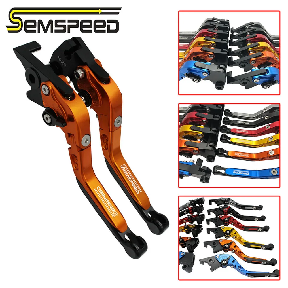 SEMSPEED Мотоцикл с ЧПУ Складные Выдвижные сцепные рычаги ручки для Yamaha TMAX530 2012 2019 2020