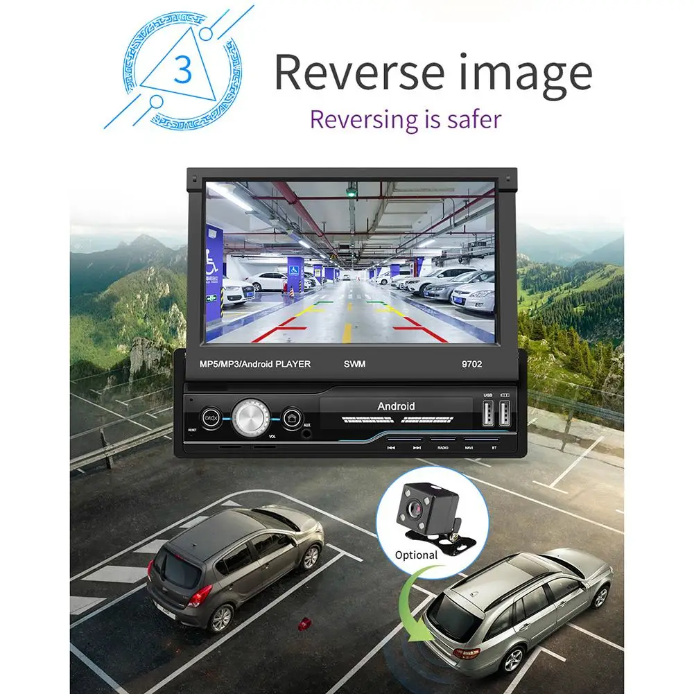 Radio Car 7 Inch Android 8.1 GPS Navigation Wifi USB Charging 1 Din HD Touch Screen Car MP5 Player 2 Din Car Radio Tuner
Radio Car 7 Inch Android 8.1 GPS Navigation Wifi USB Charging 1 Din HD Touch Screen Car MP5 Player 2 Din Car Radio Tuner