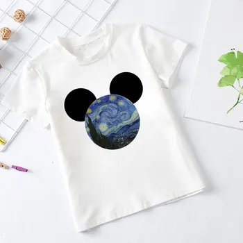 Girls Clothes Short Sleeve White Summer T Shirt Funny Mouse Model Van Gogh Cute Manga Kawaii Fashion Tshirt Kids Boys Kids Shirt
Girls Clothes Short Sleeve White Summer T Shirt Funny Mouse Model Van Gogh Cute Manga Kawaii Fashion Tshirt Kids Boys Kids Shirt