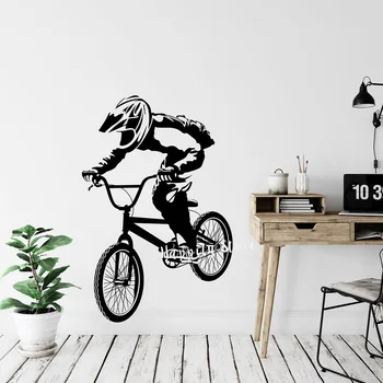 Cyclist Wall Vinyl Decal for Bedroom Bicycle Decals Sport Wall Decor Mountain Bike Stickers Wallpaper Boys Girls Gift
Cyclist Wall Vinyl Decal for Bedroom Bicycle Decals Sport Wall Decor Mountain Bike Stickers Wallpaper Boys Girls Gift
