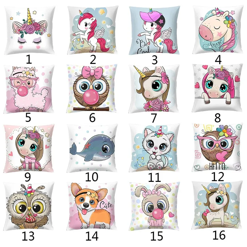 New Creative Decorative Pillow With Flamingo Pattern Unicorn Cushion Cover Polyester Pillowcase Pillowcase
New Creative Decorative Pillow With Flamingo Pattern Unicorn Cushion Cover Polyester Pillowcase Pillowcase
