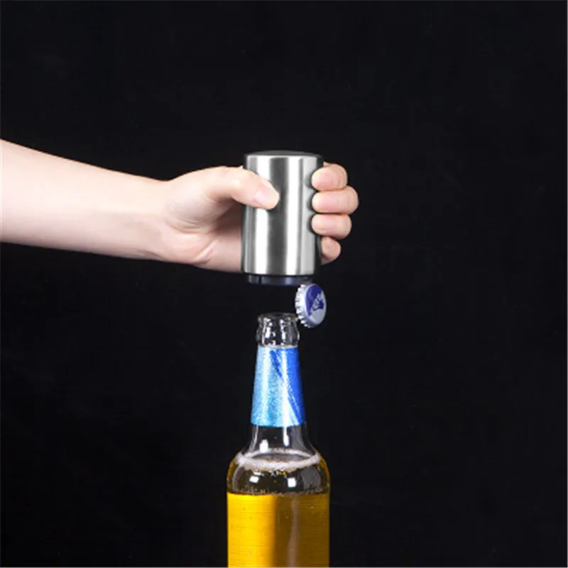 Automatic Bottle Opener Stainless Steel Push Down Wine Beer Openers Practical Kitchen Accessories Bottle Opener for Men,Dad
Automatic Bottle Opener Stainless Steel Push Down Wine Beer Openers Practical Kitchen Accessories Bottle Opener for Men,Dad