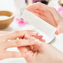 45 #2019 10 шт./компл. белый высокоэластичный полир Полирующий блок для ногтей лак Маникюр Педикюр инструмент для шлифования ногтей художествен...(China)