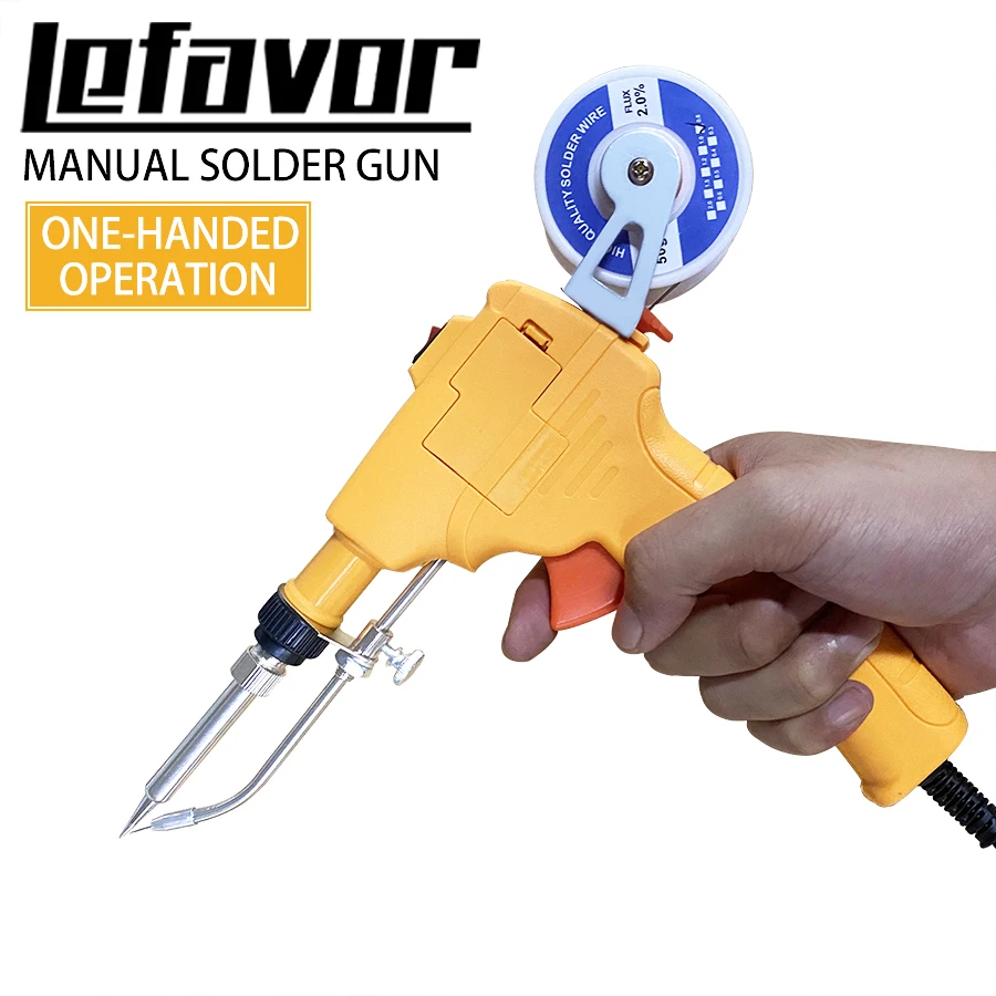 60W handheld Soldering welding Iron Internal Heating Automatically welding Tin Gun Soldering Welding Repair Tool 110V/220V
60W handheld Soldering welding Iron Internal Heating Automatically welding Tin Gun Soldering Welding Repair Tool 110V/220V