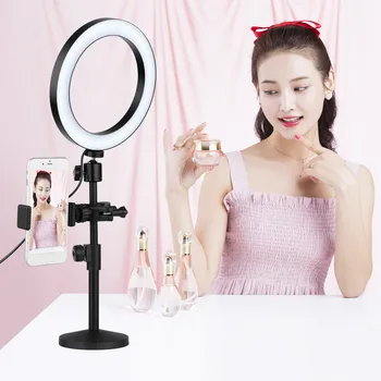 20cm Bi-color Dimmable Tabletop LED Ring Light Kit with Mini Ball Head Round Disk Support Phone Holder Remote Control lamp
20cm Bi-color Dimmable Tabletop LED Ring Light Kit with Mini Ball Head Round Disk Support Phone Holder Remote Control lamp