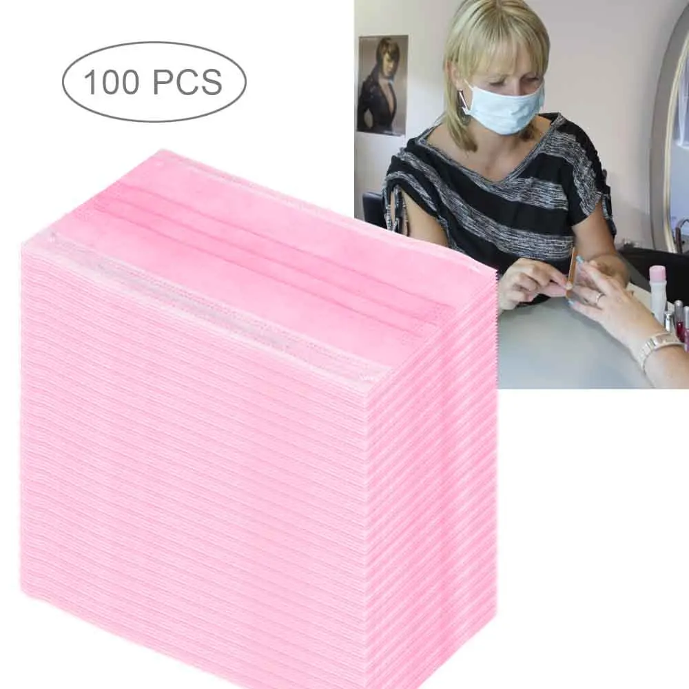 100PCS/Pack Non-woven Disposable Earloop Face Mouth Masks 3 Layers Eyelash Medical Dental Anti-Dust For Windproof Surgical Salon
100PCS/Pack Non-woven Disposable Earloop Face Mouth Masks 3 Layers Eyelash Medical Dental Anti-Dust For Windproof Surgical Salon