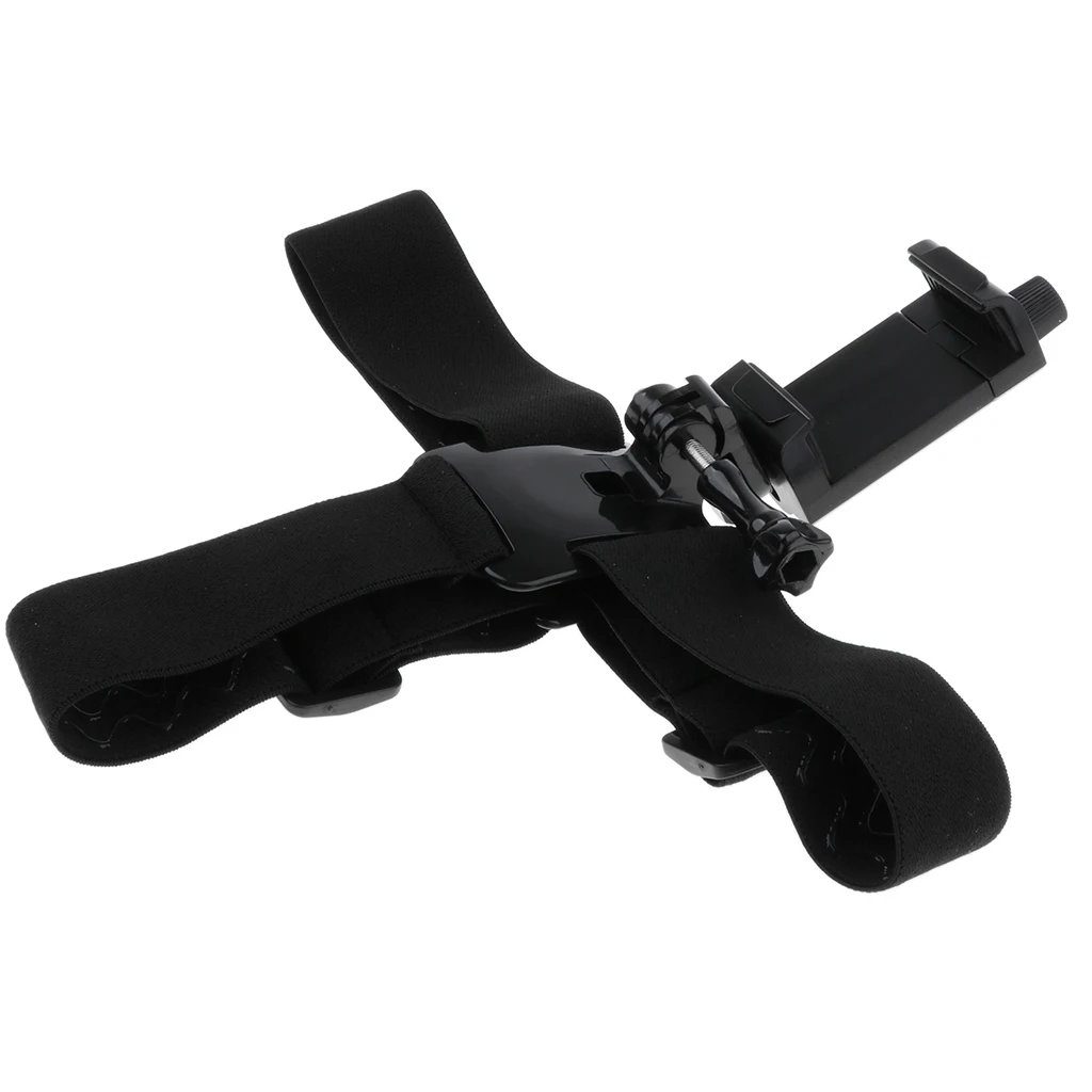 Adjustable Phone Clip Holder Mobile Phone Head Mount Harness Strap Holder for iPhone for Xiaomi for Huawei for Samsung