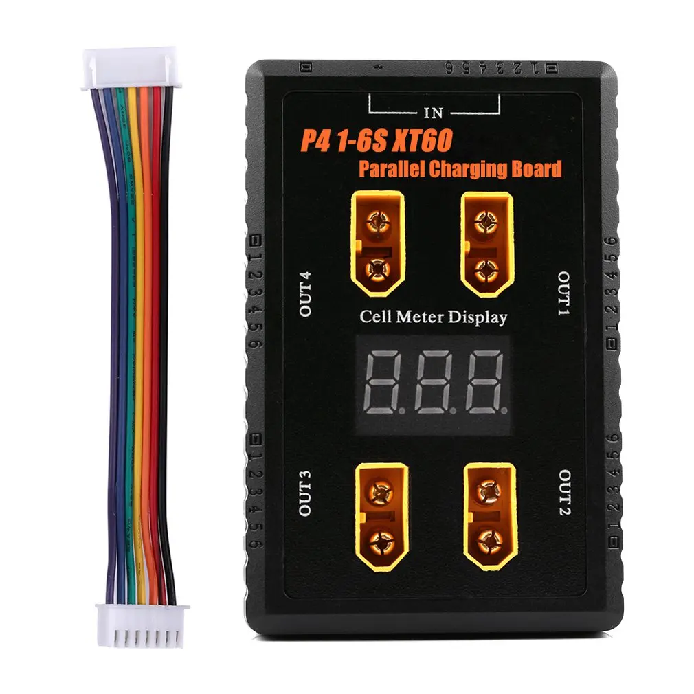 P4 1-6S Safe Parallel Board XT60 Plug Parallel Charging Board for imax B6 B6AC B8 VS ISDT PC-4860 for RC Drone 1-6S LiPo Battery
P4 1-6S Safe Parallel Board XT60 Plug Parallel Charging Board for imax B6 B6AC B8 VS ISDT PC-4860 for RC Drone 1-6S LiPo Battery