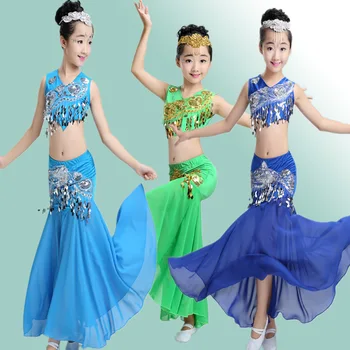 New Dance Dress for Girls Peacock Dance Grading Uniforms for Children Dance Performance Competition Dresses Latin
New Dance Dress for Girls Peacock Dance Grading Uniforms for Children Dance Performance Competition Dresses Latin