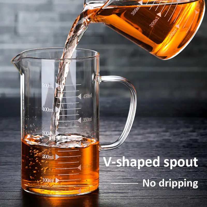Glass Cup 350ml/500ml Bar Container Baking Tool Measurement Jug Creative Drinks Beer Glass Measuring Cup Milk Liquid Kitchen
Glass Cup 350ml/500ml Bar Container Baking Tool Measurement Jug Creative Drinks Beer Glass Measuring Cup Milk Liquid Kitchen