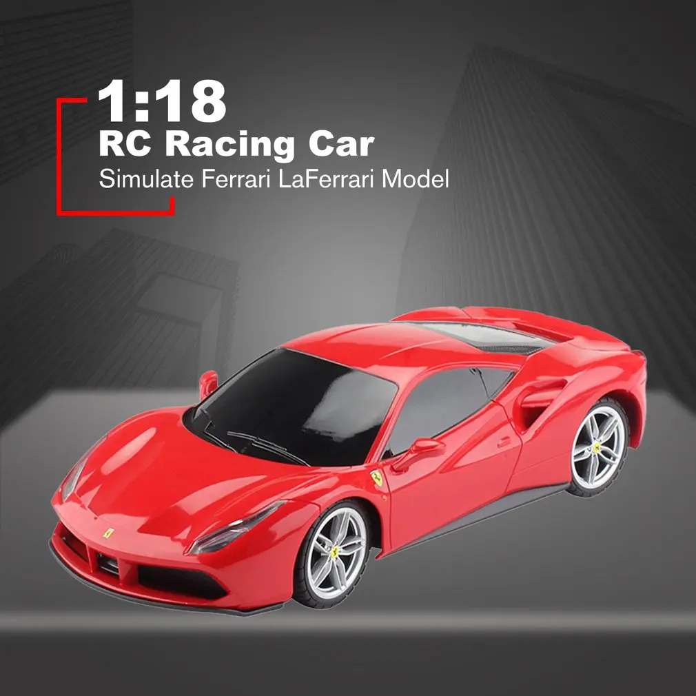 FERRARI 488 GTB 1:18 1/18 RC Racing Car 4 Channels Remote Control Simulate Ferrari LaFerrari Model Toys for Children Gifts
FERRARI 488 GTB 1:18 1/18 RC Racing Car 4 Channels Remote Control Simulate Ferrari LaFerrari Model Toys for Children Gifts