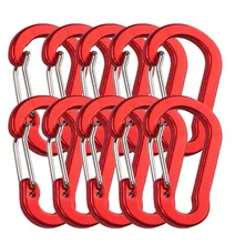 10pcs Carabiners Aluminum Alloy D Carabiner Spring Snap Clip Hooks Keychain Climbing Carabiner for Keys Camping Tools
10pcs Carabiners Aluminum Alloy D Carabiner Spring Snap Clip Hooks Keychain Climbing Carabiner for Keys Camping Tools