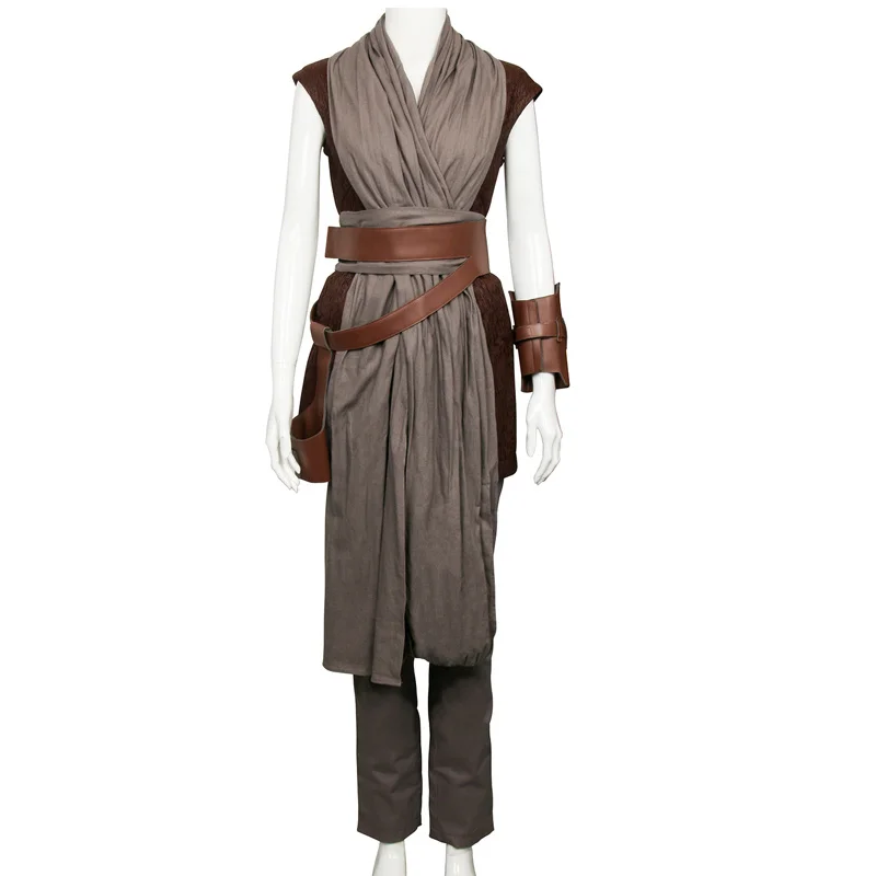 Takerlama The Last Jedi Rey Cosplay Costume Rey V-neck Sleeveless Tops Long Dress with Pants Halloween Carnival Clothing
Takerlama The Last Jedi Rey Cosplay Costume Rey V-neck Sleeveless Tops Long Dress with Pants Halloween Carnival Clothing
