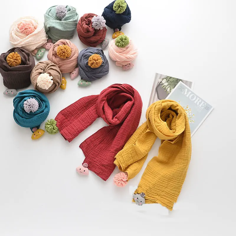 kids Scarf Spring Autumn Korean thin cartoon Doll style Girls' Scarf Wild Cotton Solid Color Cartoon Cloud Scarf
kids Scarf Spring Autumn Korean thin cartoon Doll style Girls' Scarf Wild Cotton Solid Color Cartoon Cloud Scarf